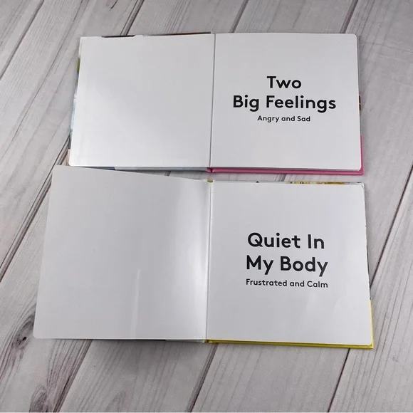Lovevery Book Bundle Emotion Quiet In My Body Two Big Feelings Hardcover Lot - Picture 4 of 11
